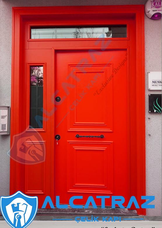 Kırmızı Dış Kapı Villa Giriş Kapısı AVK-010