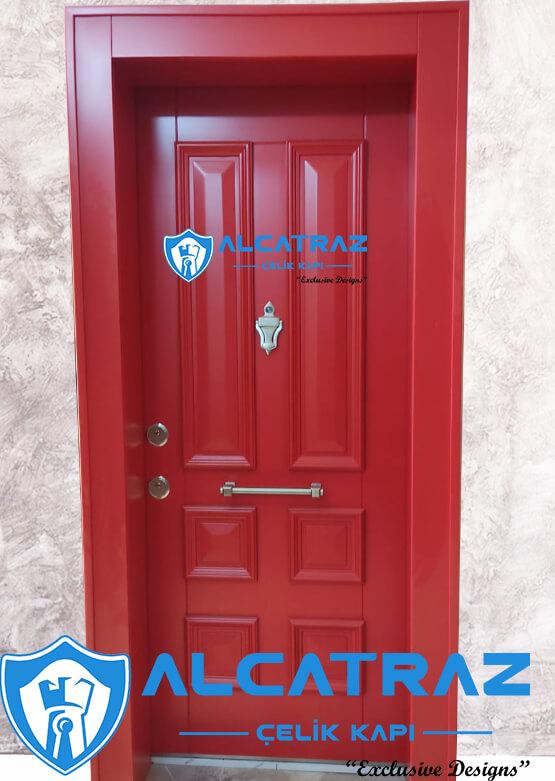 Kırmızı Çelik Kapı ACK-068